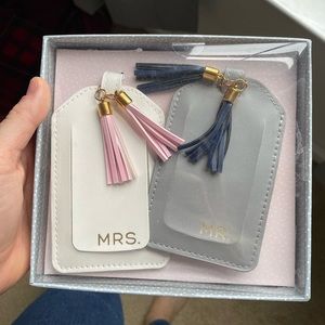 NIB/NWT Mrs. & Mr. Luggage Tags